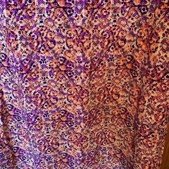 NWT LulaRoe Joy Open Front Vest Cardigan Purple Multi Color Small - Picture 14 of 15